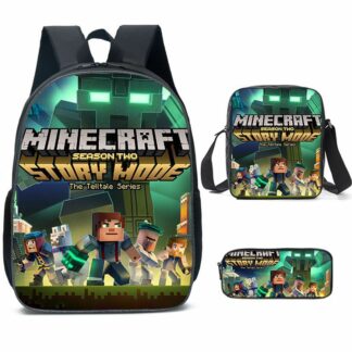 Ghiozdan Minecraft Multicolor cu Sunmostar